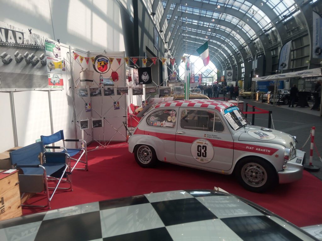 Messestand der Abarth IG in der Galeria der Messe Essen.